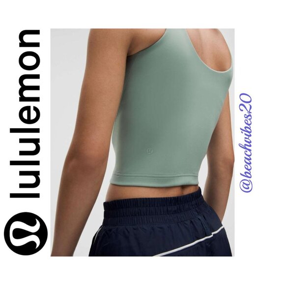 LULULEMON ATHLETICA Glow Up Tank Top *Medium Support, B/C Cup Crater Blue LL-178 - Picture 5 of 12